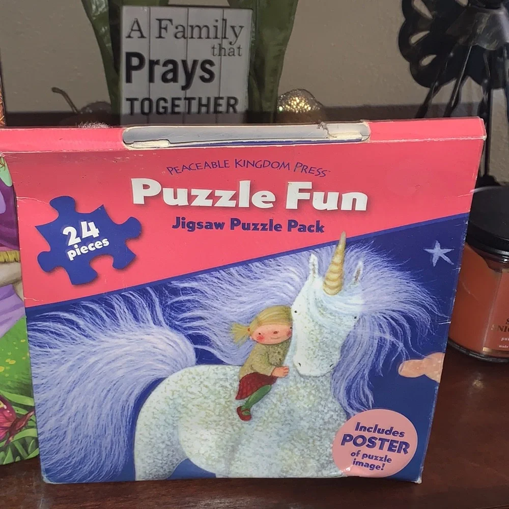 Melissa & Doug unicorn puzzles
